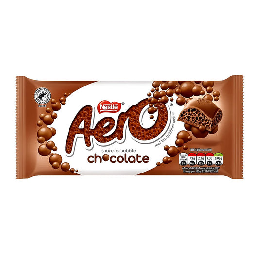 Nestle Aero Bubbly Chocolate - processed