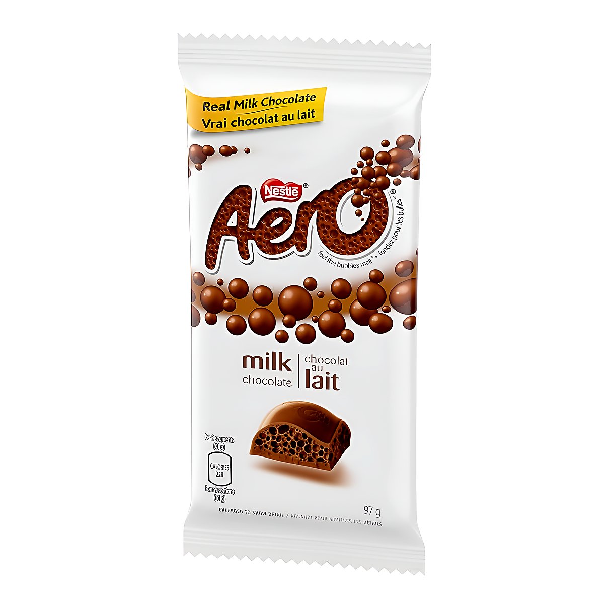 Nestle Aero Milk Chocolate - processed