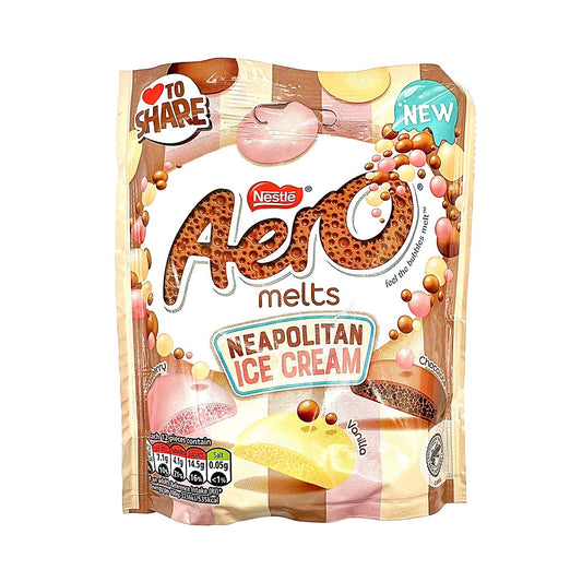 Nestle Aero Neapolitan Ice Cream - processed