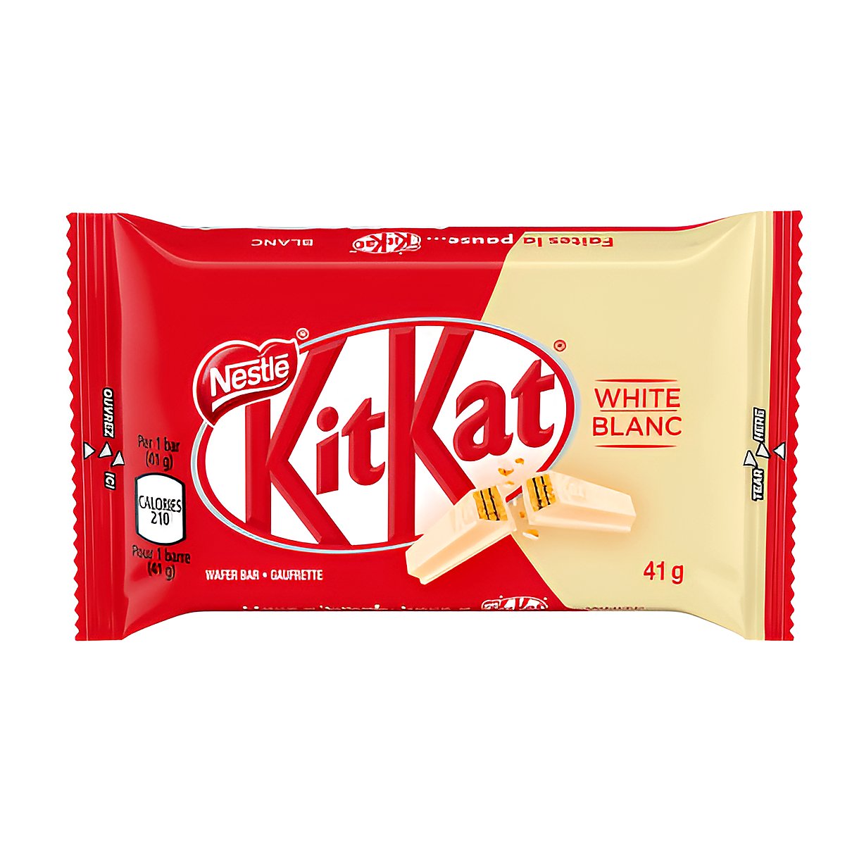Nestle Kitkat White Blanc - processed