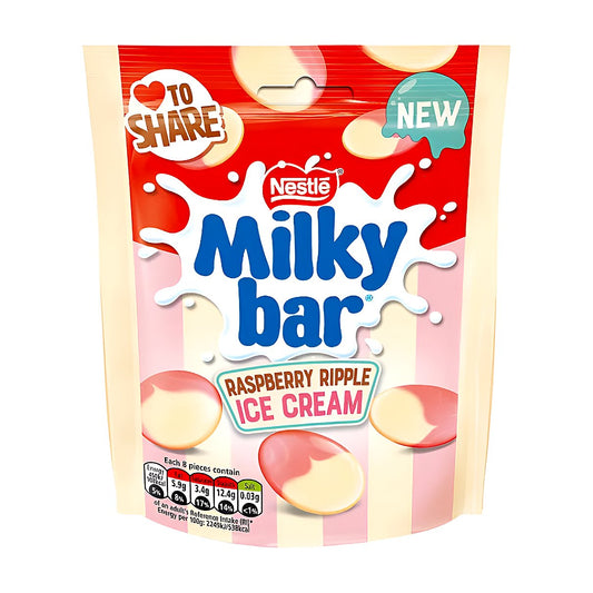 Nestle Milky Bar Raspberry - processed