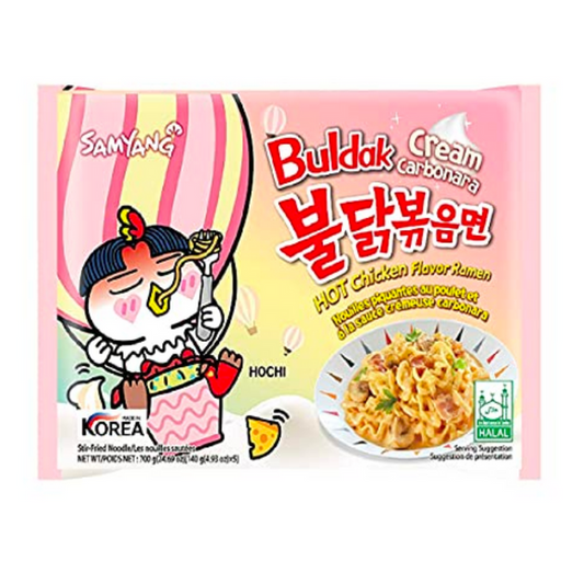 Buldak Cream Carbonara Hot Chicken Ramen