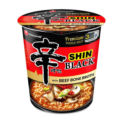 Nongshim Shin Black With Beef Bone Broth - processed
