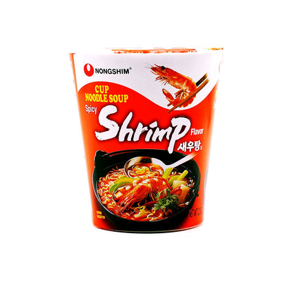 Nongshim Spicy Shrimp  Cup Noodle Soup - processed