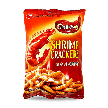 Nongshim Shrimp Crackers Gochujang Flavor - processed