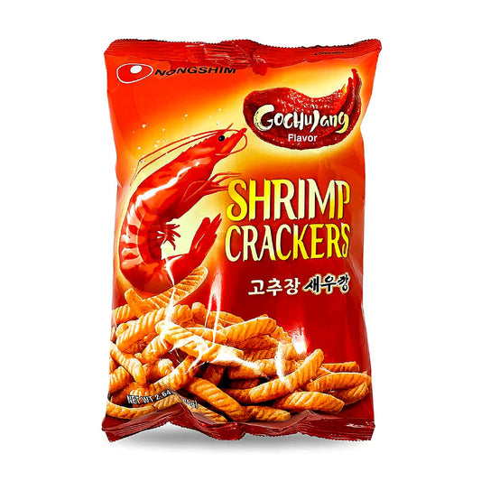 Nongshim Shrimp Crackers Gochujang Flavor - processed