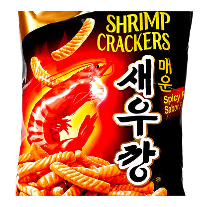 Nongshim Shrimp Crackers Hot&Spicy Flavor - processed