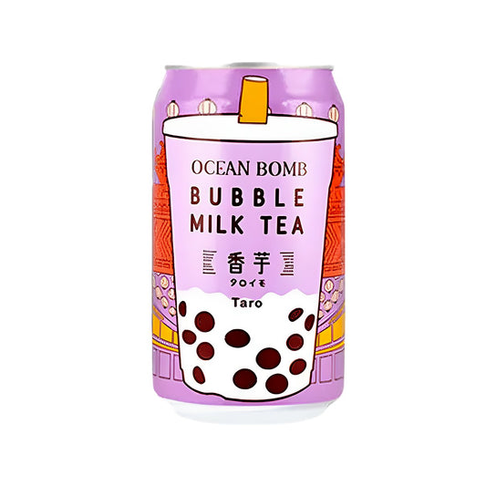 Ocean Bomb Taro Bubble Milk Tea - processed