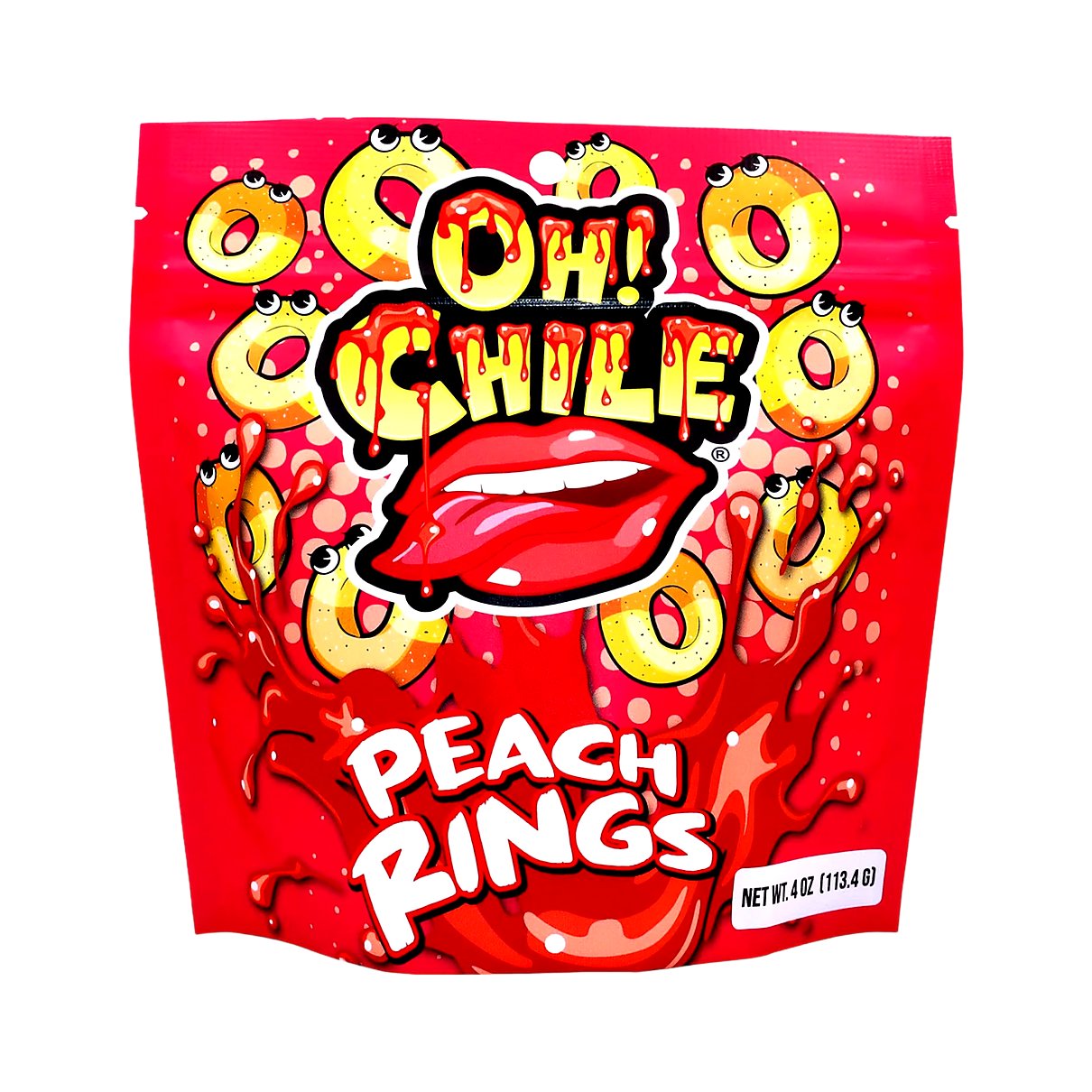 Oh! Chile Peach Rings - processed