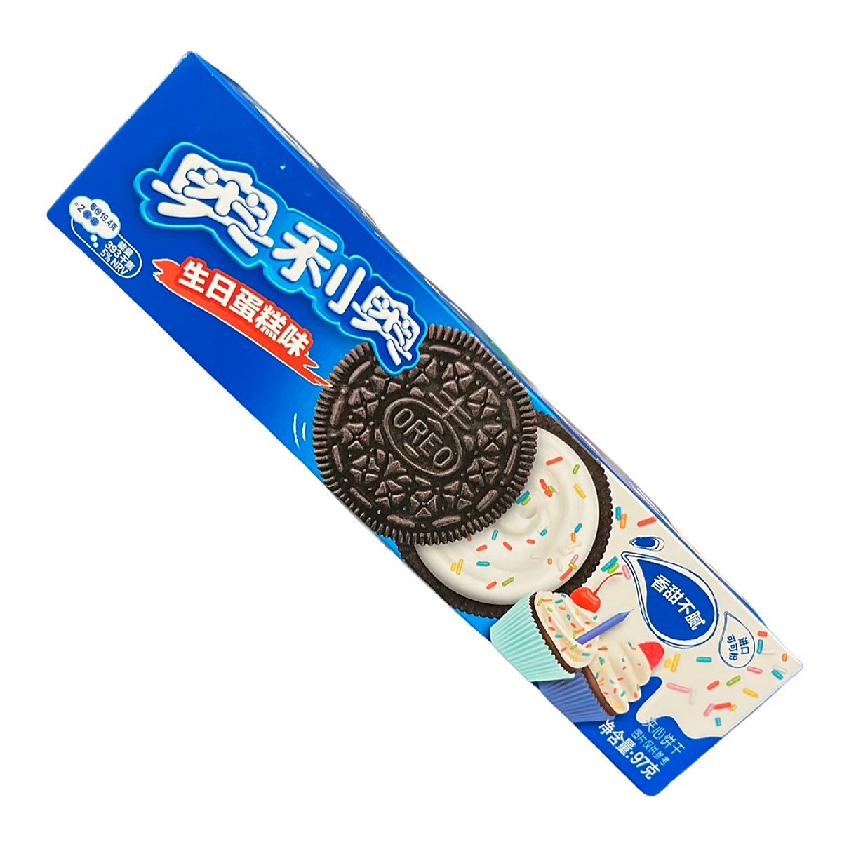 Oreo Birthday Cake flavor 97g - processed