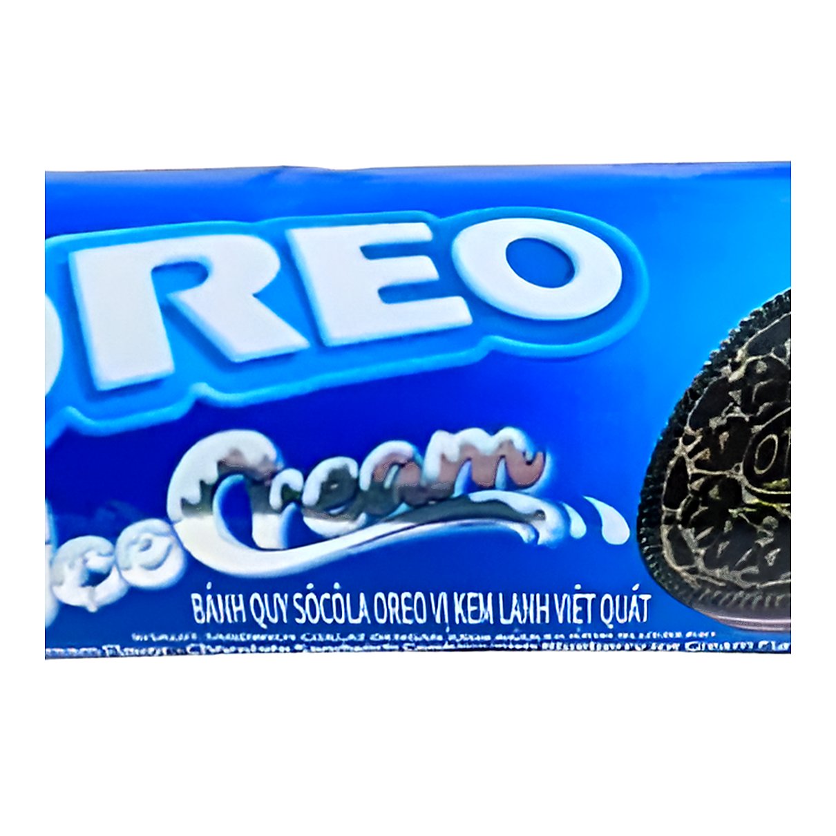 Oreo Black Pink Blueberry Ice Cream Flavor - processed
