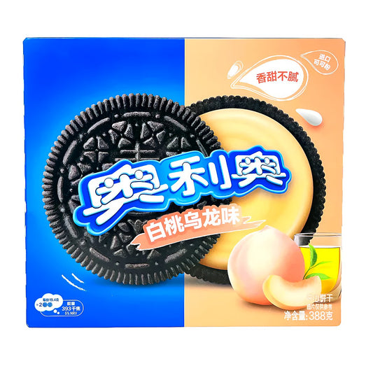 Oreo Sandwich Biscuits Peach Oolong flavor - processed