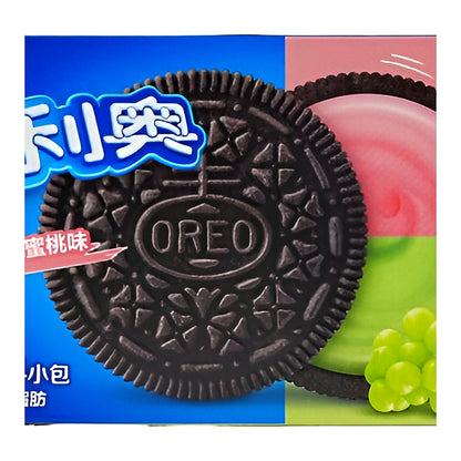 Oreo Grape & Peach Sandwiche Biscuits - processed