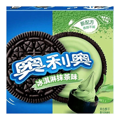 Oreo Sandwich Matcha Flavor Ice Cream 388g - processed
