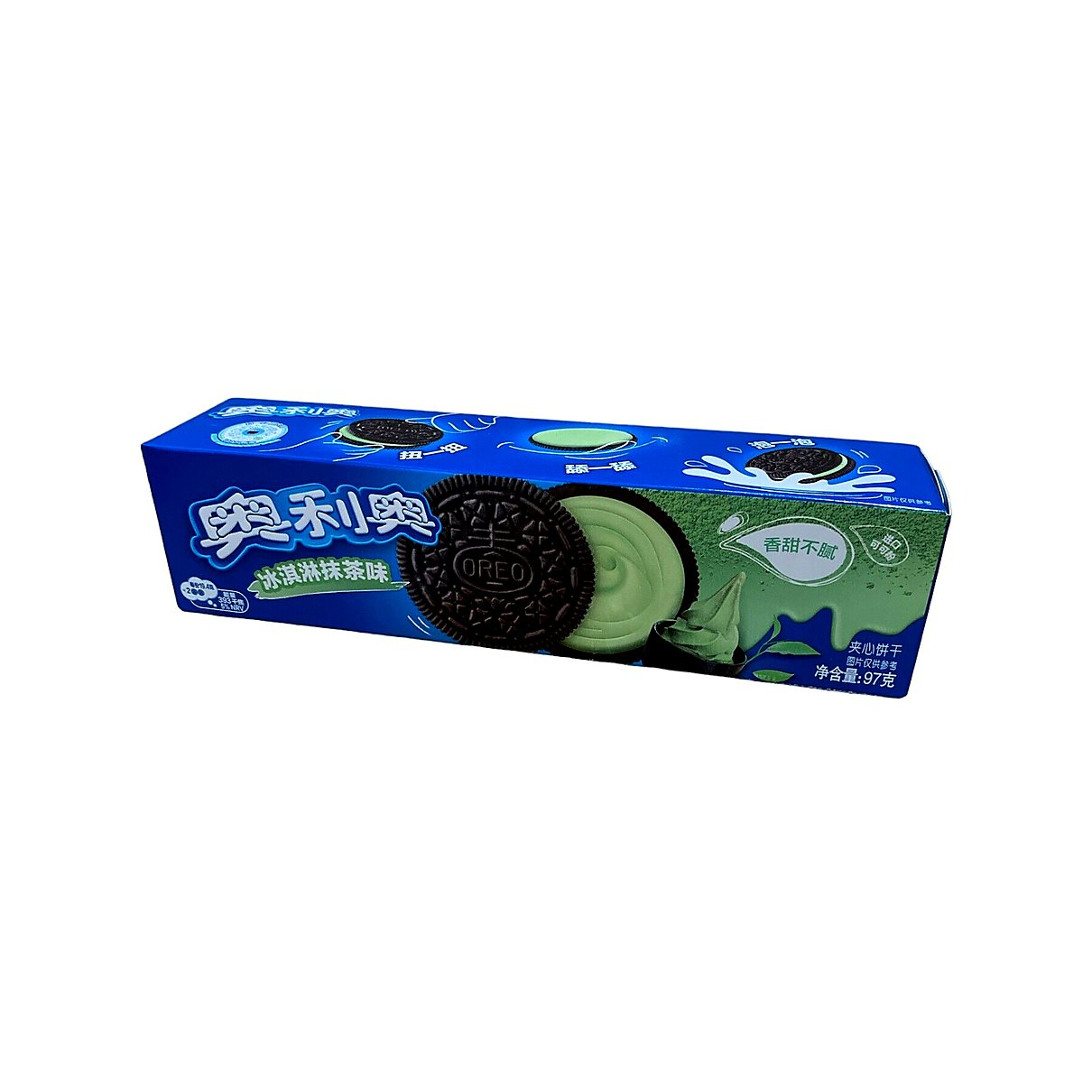 Oreo Matcha Ice Cream Flavor 97g - processed