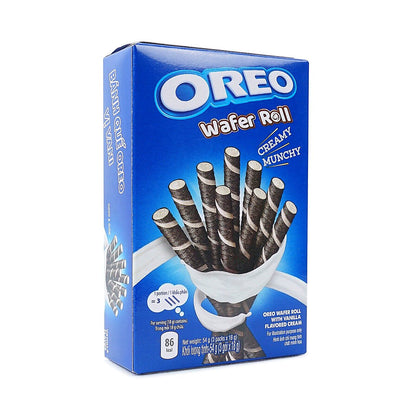 Oreo Wafer Vanilla Roll Creamy Munchy - processed