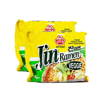 Ottogi Jin Ramen Veggie - processed