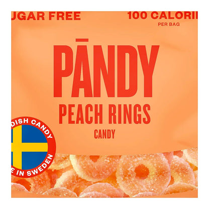 Pandy Peach Rings Candy - processed