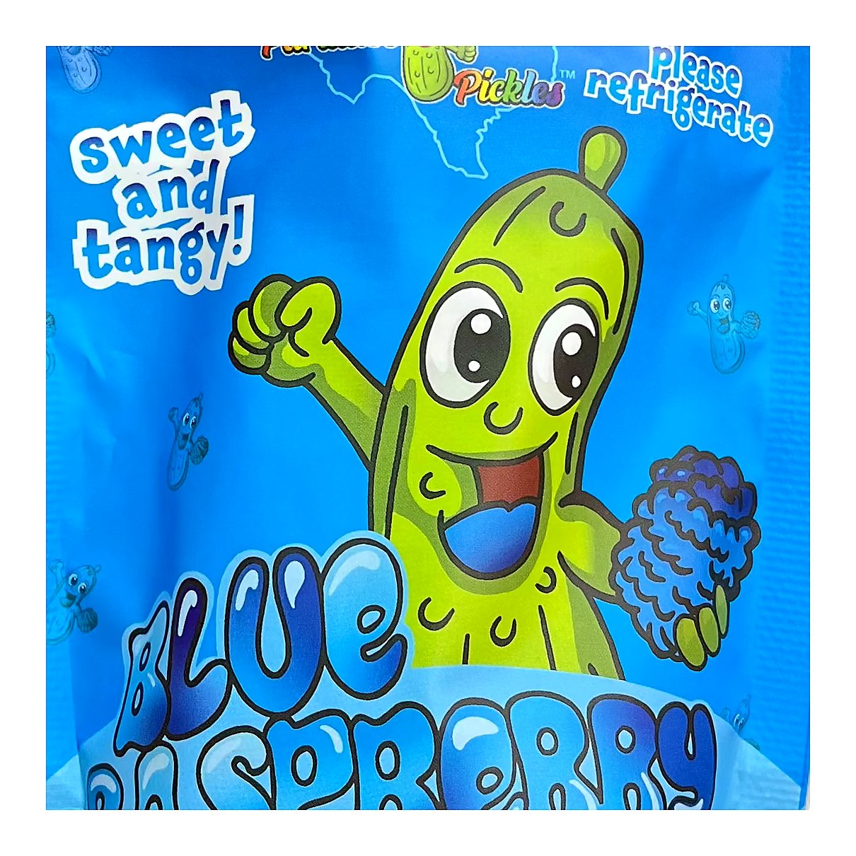 Paradise Pickles Blue Raspberry - processed