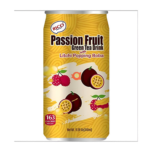 Passion Fruit Green tea drink - processed