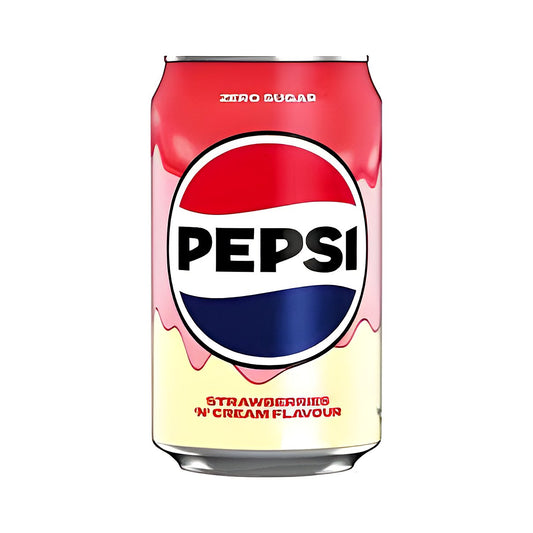 Pepsi - Strawberry Cream Flavor - processed