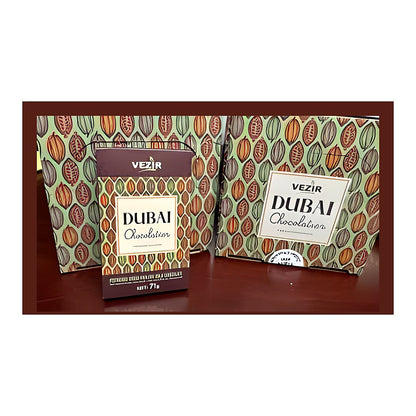 Pistachio Praline Dubai Chocolate Bar - processed