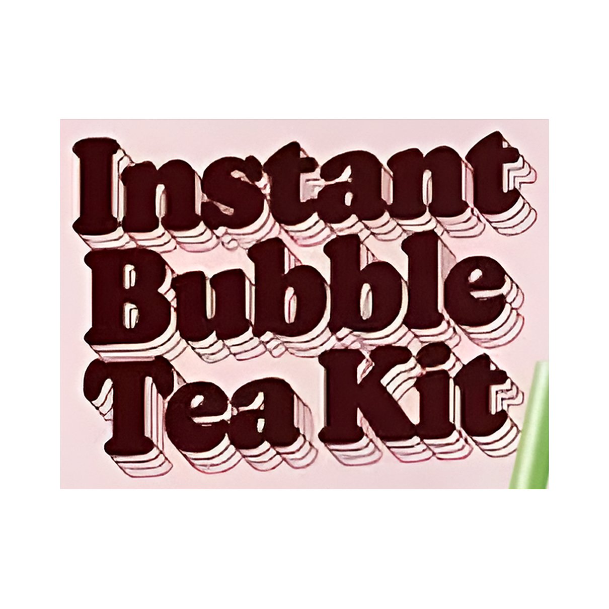 Pocas Instant Bubble Tea Kit Strawberry - processed