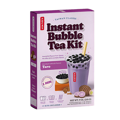 Pocas Instant Bubble Tea Kit Taro - processed