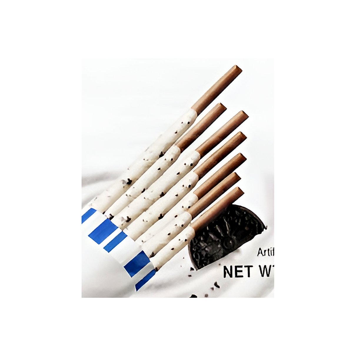 Pocky Cookies and cream - processed