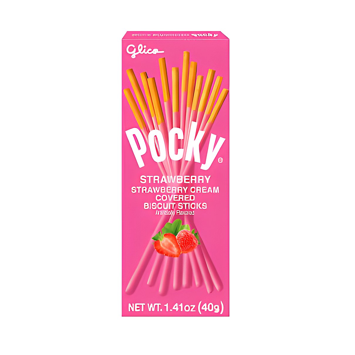 Pocky Strawberry 40g - processed