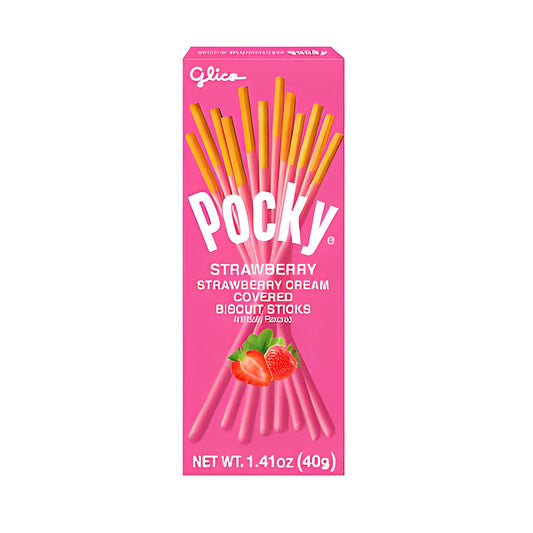 Pocky Strawberry 40g - processed