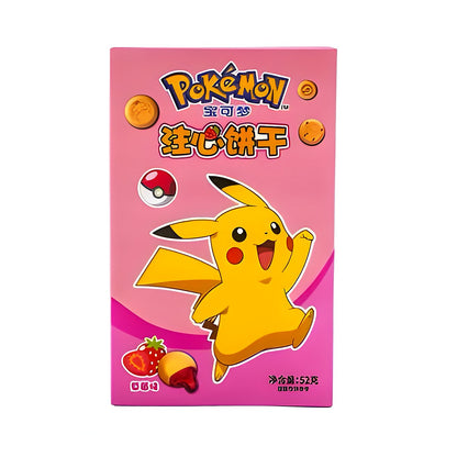 Pokémon Strawberry Filled Cookies - processed