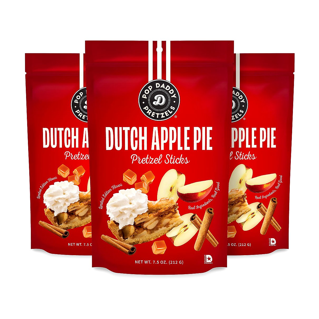 Pop Daddy Pretzels - Dutch Apple Pie 7.5oz - processed
