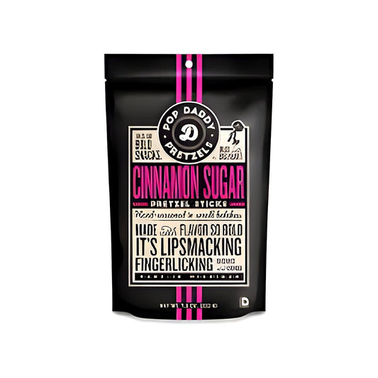 Pop Daddy Pretzels - Cinnamon Sugar 7.5oz - processed