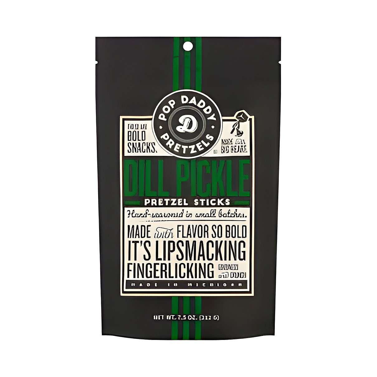 Pop Daddy Pretzels - Dill Pickle 7.5oz - processed