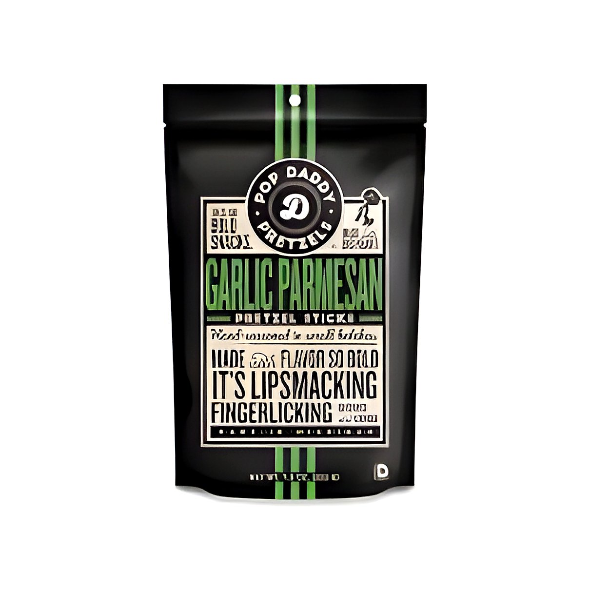 Pop Daddy Pretzels - Garlic Parmesan 7.5oz - processed