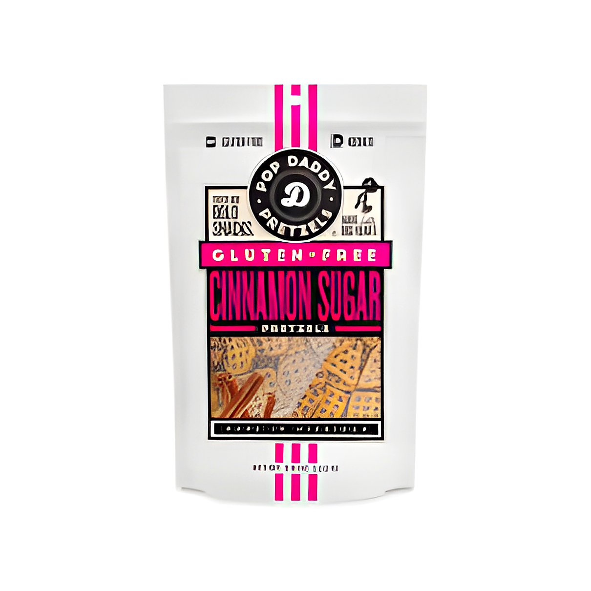 Pop Daddy Pretzels Gluten Free - Cinnamon Sugar - processed