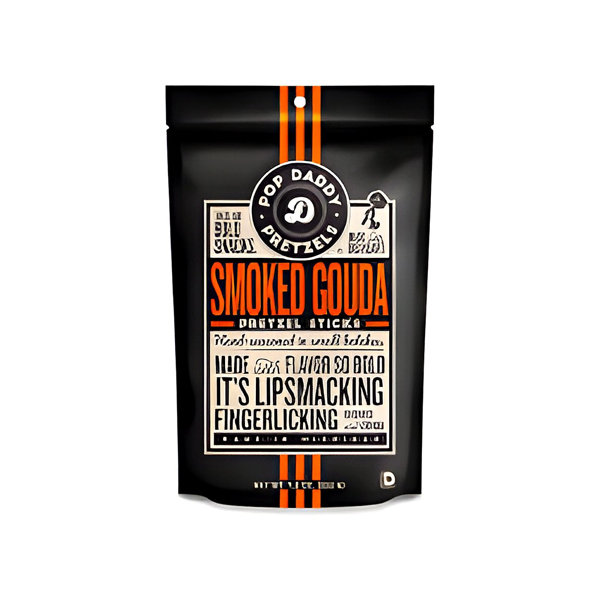 Pop Daddy Pretzels - Smoked Gouda 7.5oz - processed