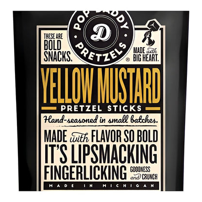 Pop Daddy Pretzels - Yellow Mustard 7.5 oz - processed