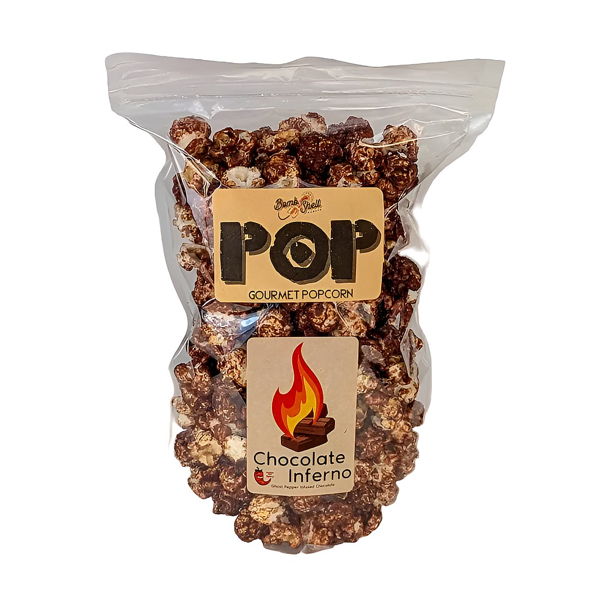 Pop Gourmet Popcorn - Chocolate Inferno - processed