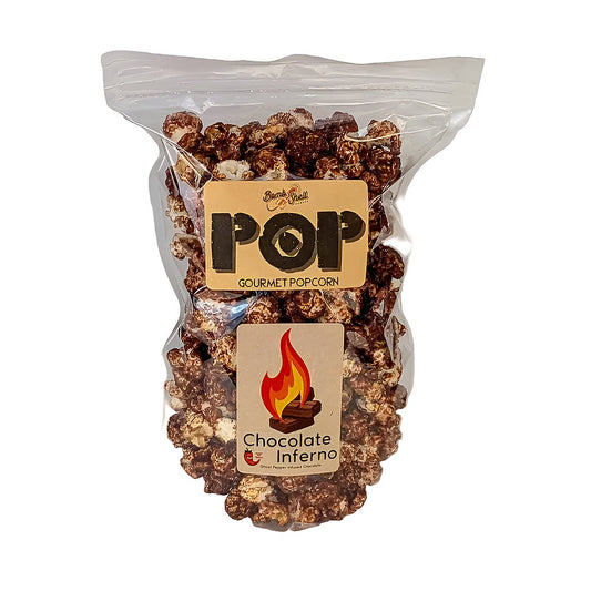 Pop Gourmet Popcorn - Chocolate Inferno - processed