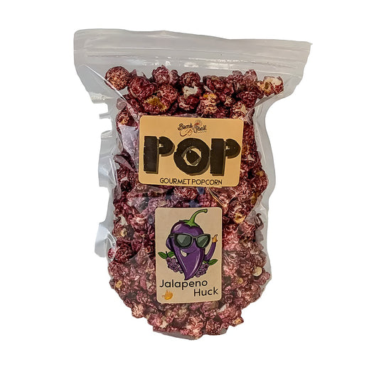Pop Gourmet Popcorn - Jalapeño Huck - processed