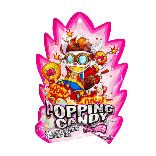 Popping candy Lychee - processed