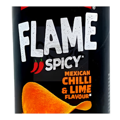Pringles Flame Spicy Mexican Chilli & Lime Flavor - processed