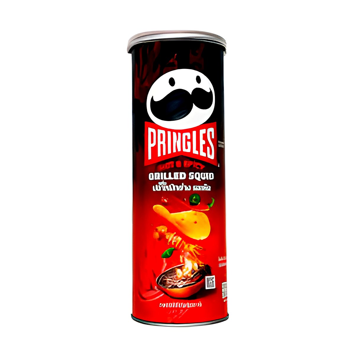 Pringles Hot and Spicy Grilled Squid - processed