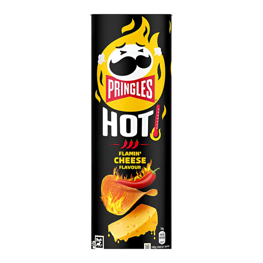 Pringles hot flamin cheese flavor - processed