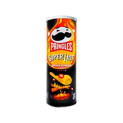 Pringles Super Hot Spicy Strips - processed