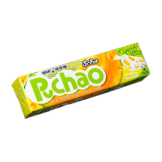 Puchao Melon Gummy Soft Candy - processed
