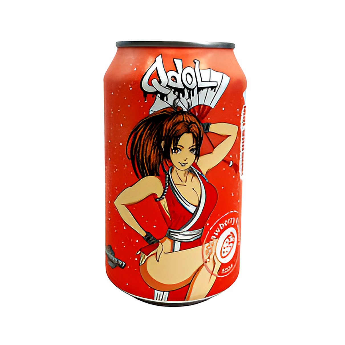 Qdol Strawberry Flavor Soda - processed