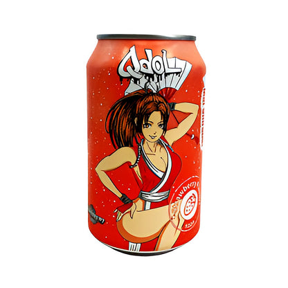 Qdol Strawberry Flavor Soda - processed
